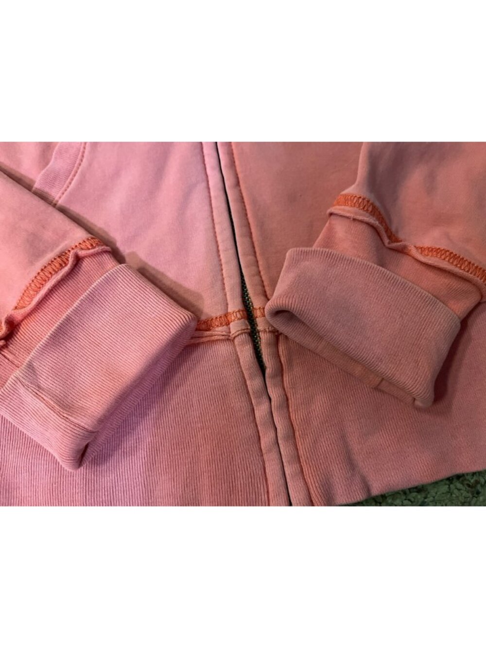 Polo Jeans Company Ralph Lauren Womens M Zip-Up Hoodie Flag Graphic Used - Picture 5 of 13